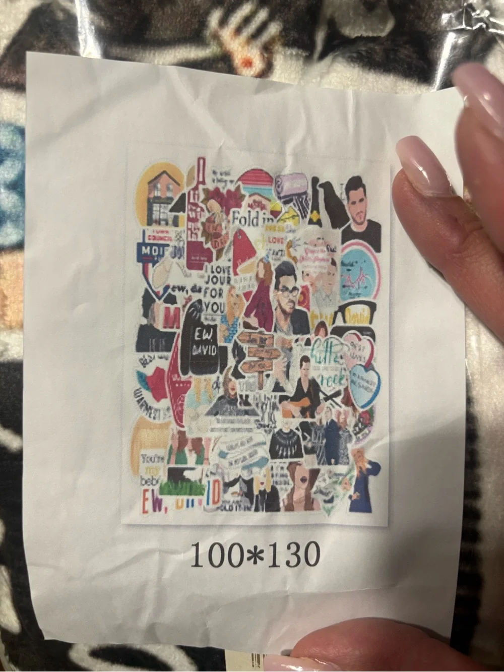 Schitt’s Creek multicolored blanket